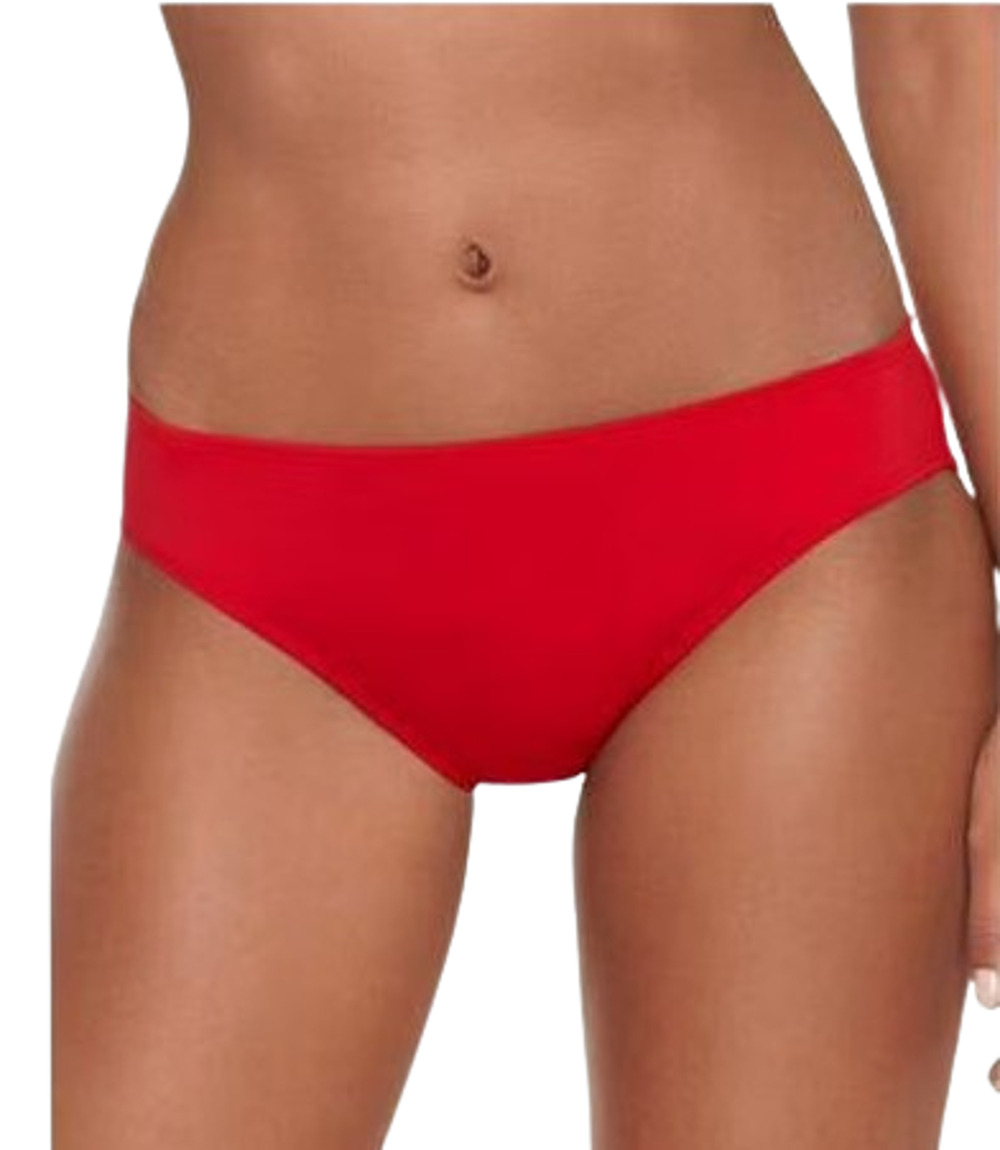 RALPH LAUREN Beach Club Hipster Bikini Swim Bottoms Size 12 Red NWT